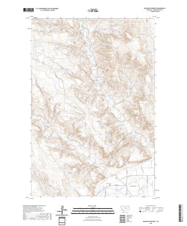 USGS Topographic Map – Rancher Cemetery