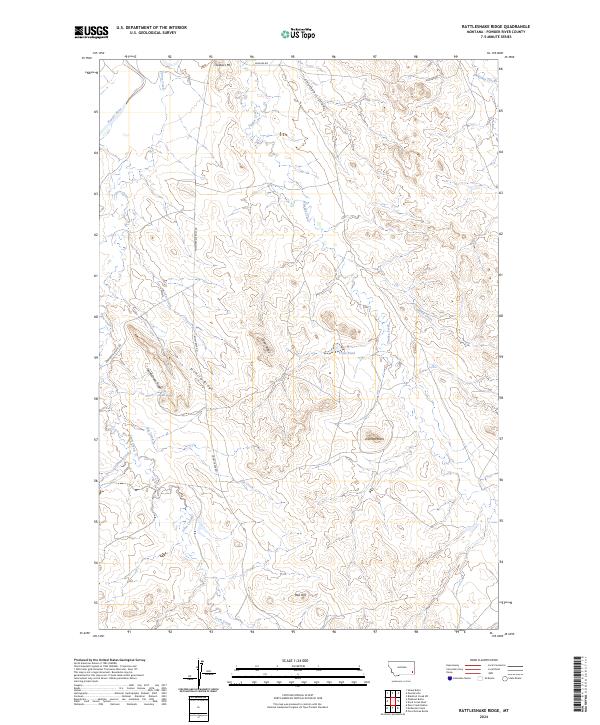 USGS Topographic Map – Rattlesnake Ridge