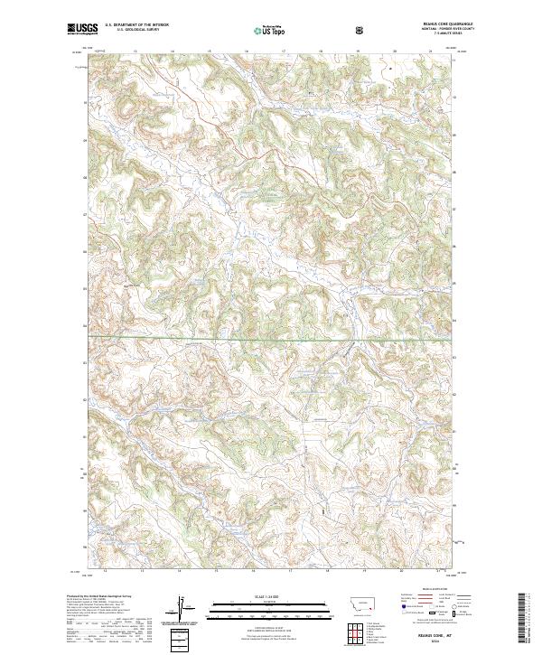 USGS Topographic Map – Reanus Cone
