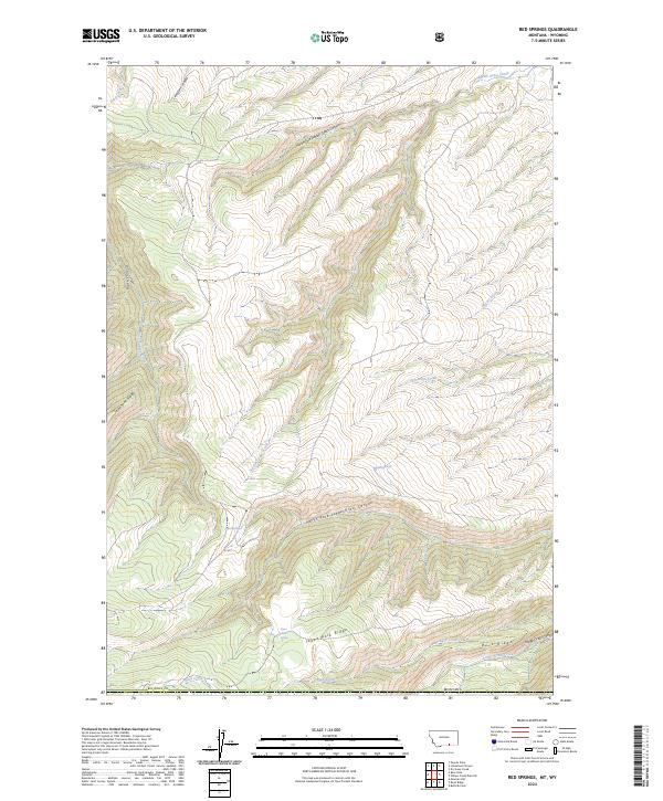 USGS Topographic Map – Red Springs