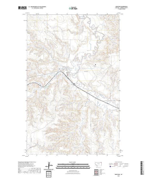 USGS Topographic Map – Redstone