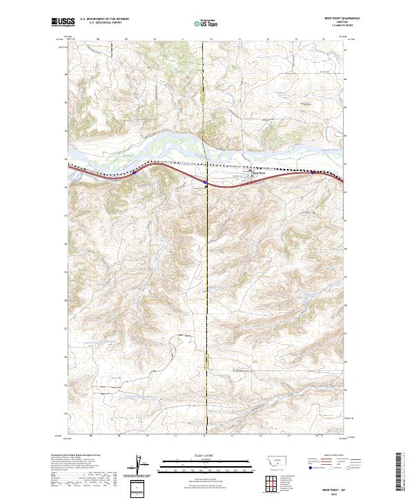 USGS Topographic Map – Reed Point