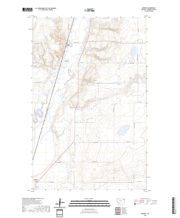 USGS Topographic Map – Reserve