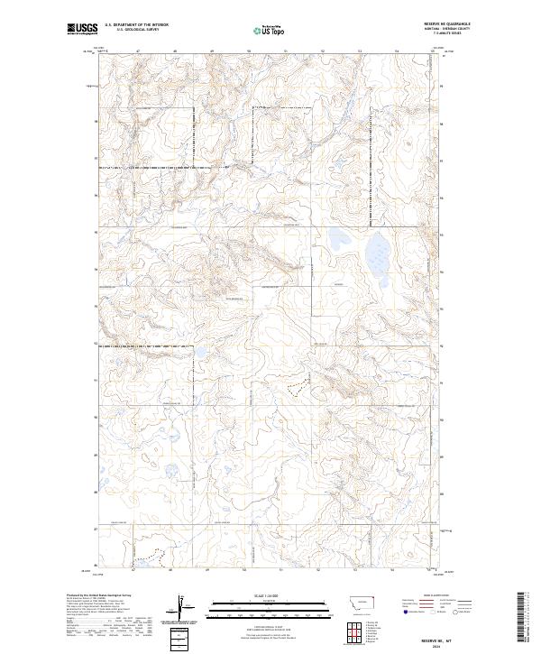 USGS Topographic Map – Reserve NE