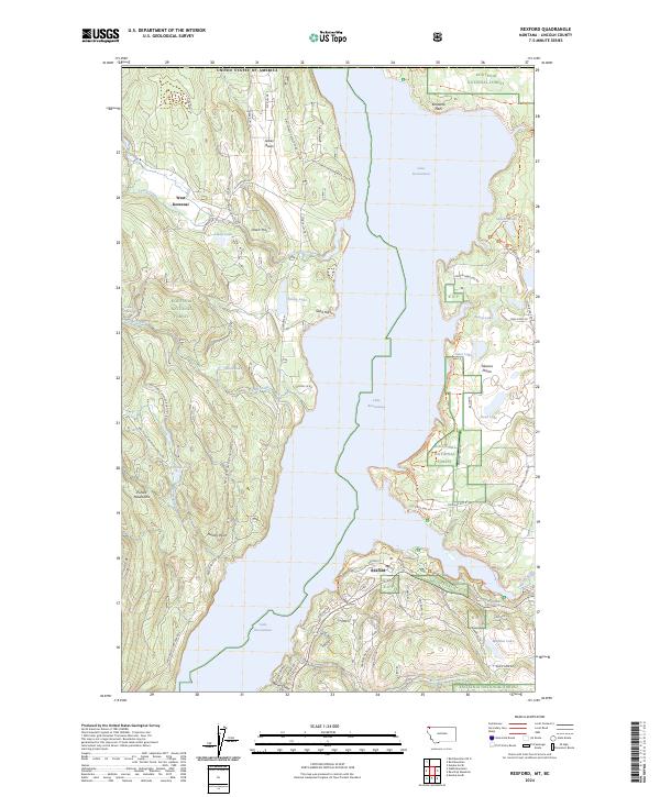 USGS Topographic Map – Rexford