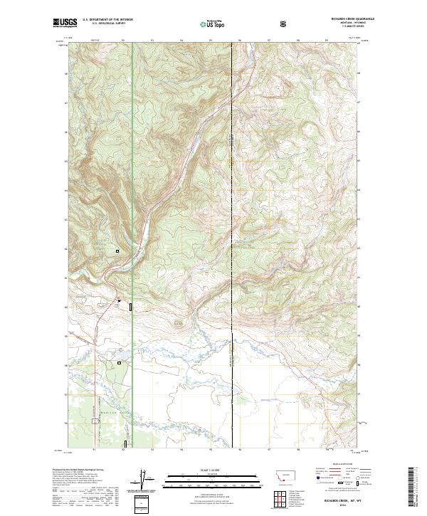 USGS Topographic Map – Richards Creek