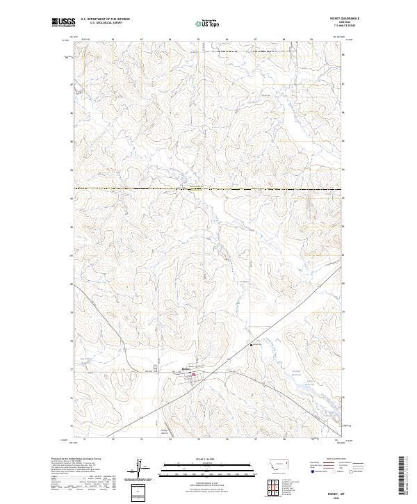 USGS Topographic Map – Richey