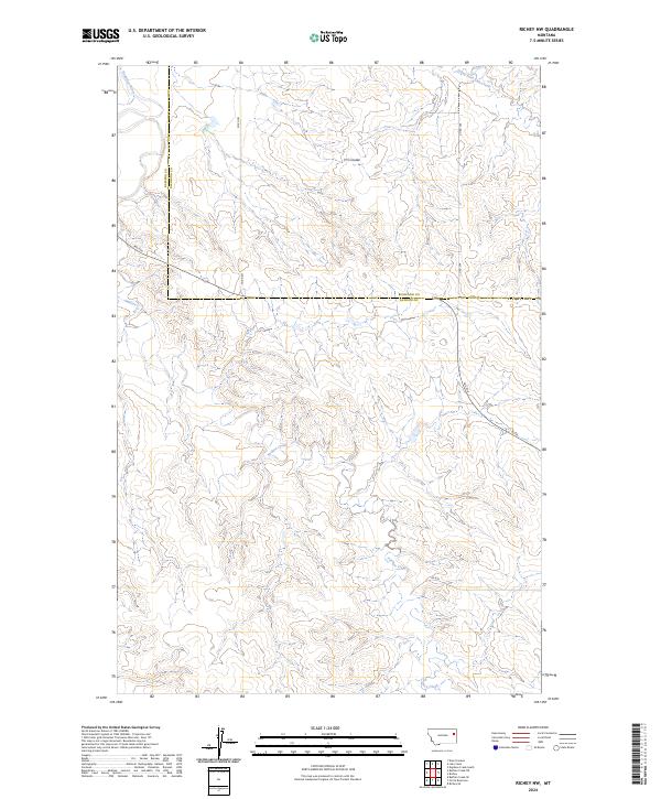 USGS Topographic Map – Richey NW