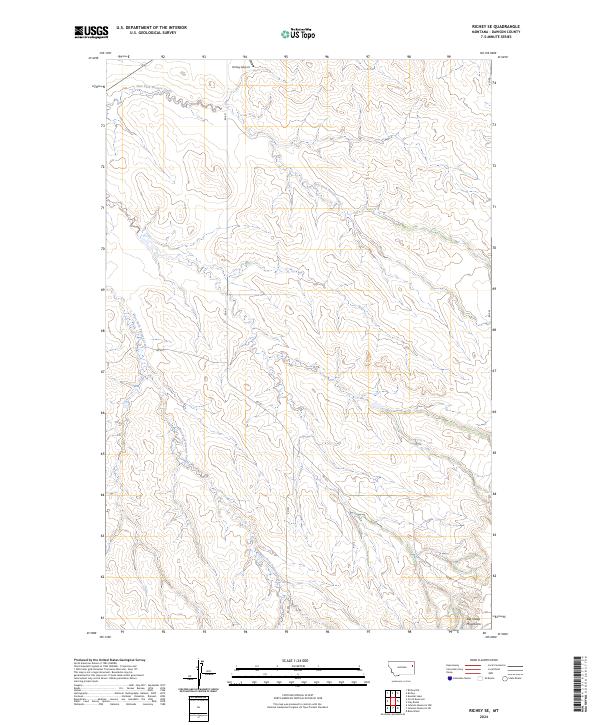 2024 Map of Richey SE, 2024 Print