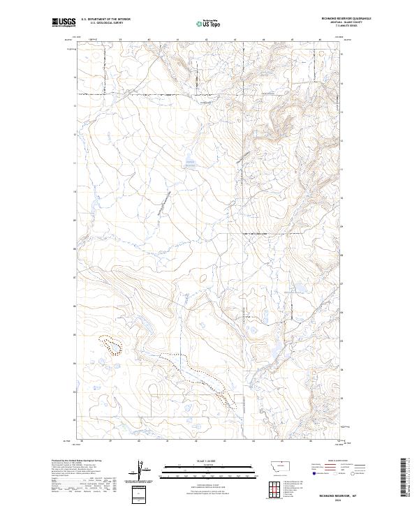 USGS Topographic Map – Richmond Reservoir
