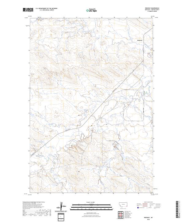 USGS Topographic Map – Ridgway
