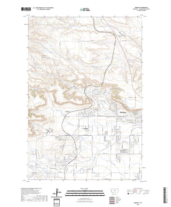 USGS Topographic Map – Rimrock