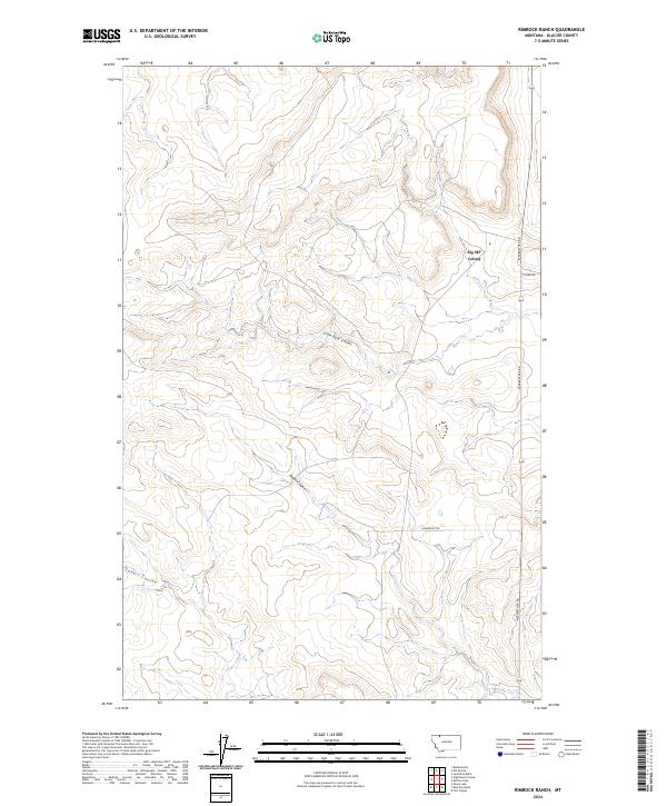 USGS Topographic Map – Rimrock Ranch