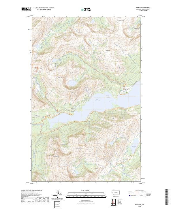 USGS Topographic Map – Rising Sun