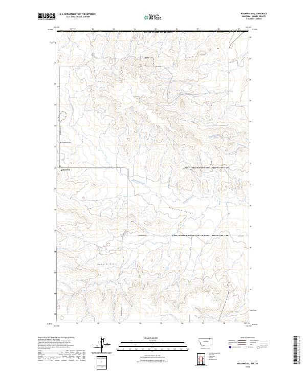 USGS Topographic Map – Roanwood