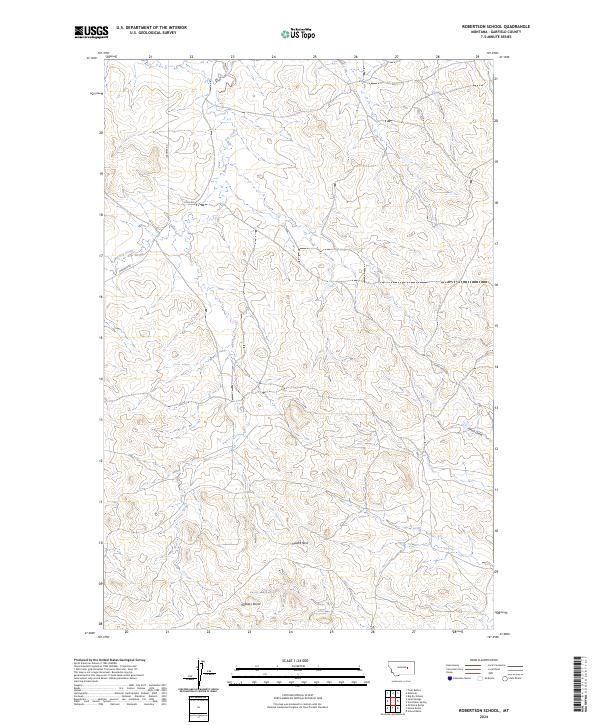 USGS Topographic Map – Robertson School