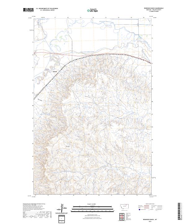 USGS Topographic Map – Robinson Ranch