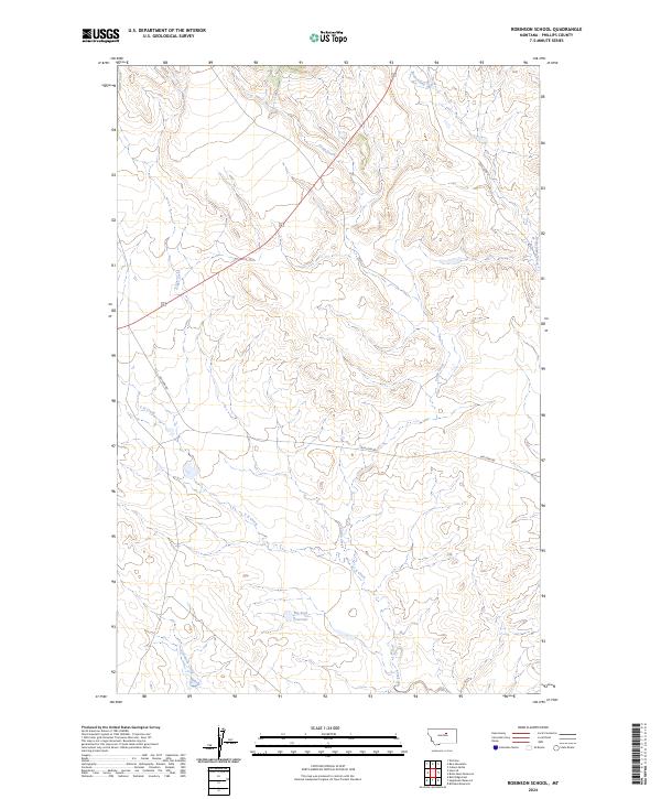 USGS Topographic Map – Robinson School