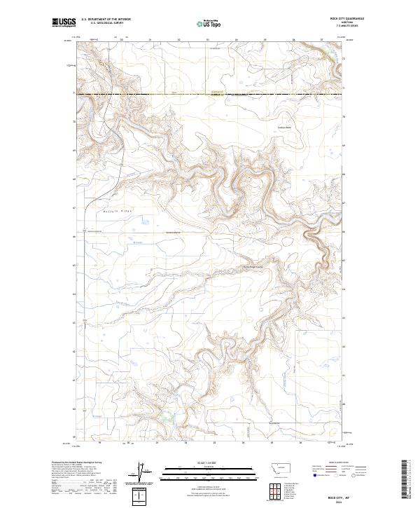 USGS Topographic Map – Rock City