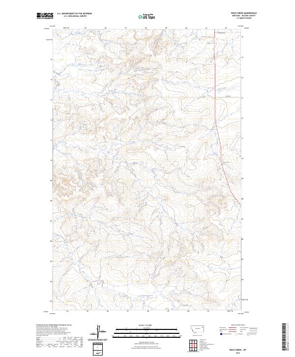 2024 Map of Rock Creek, 2024 Print