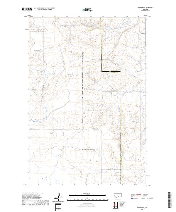 USGS Topographic Map – Rock Spring