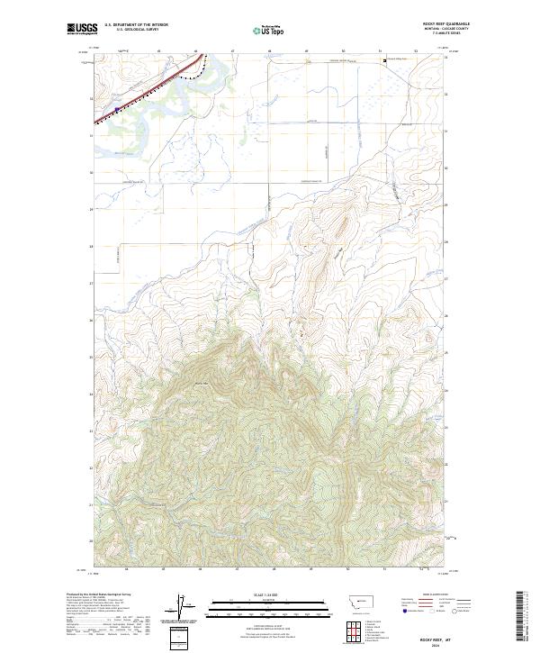 USGS Topographic Map – Rocky Reef