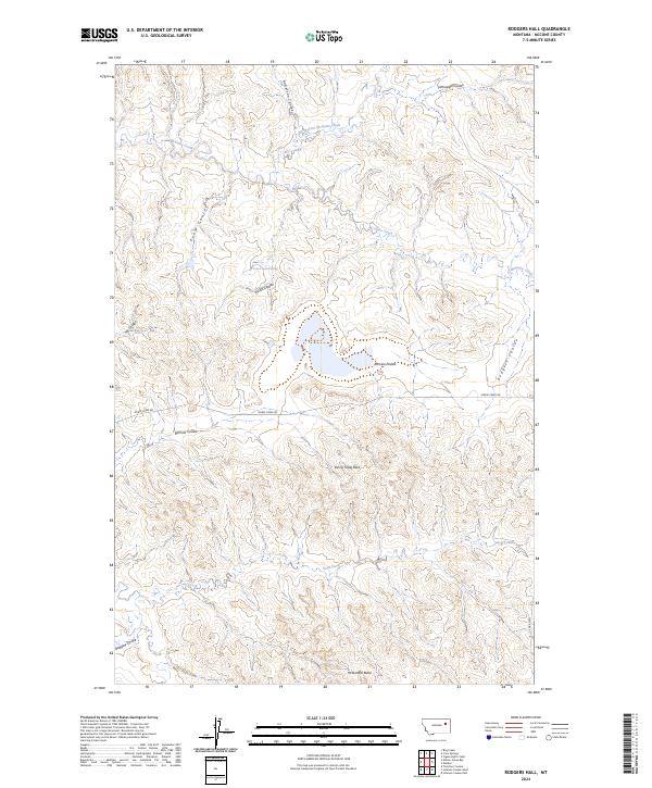USGS Topographic Map – Rodgers Hall