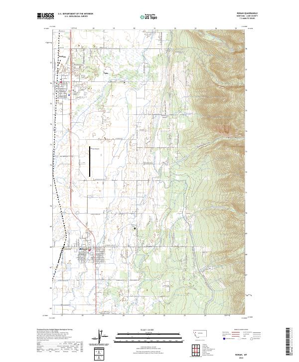 USGS Topographic Map – Ronan