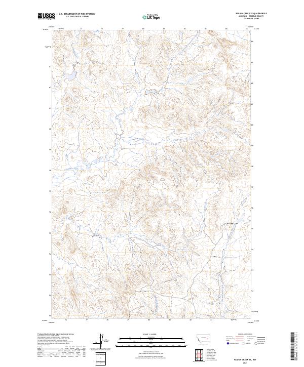 USGS Topographic Map – Rough Creek SE