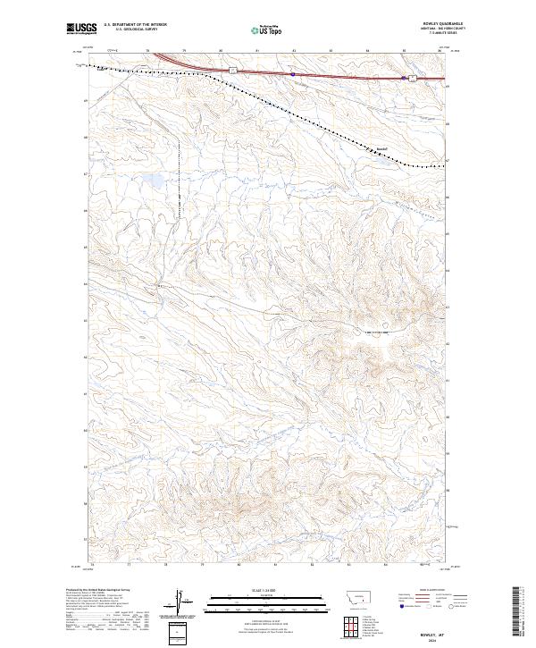 USGS Topographic Map – Rowley