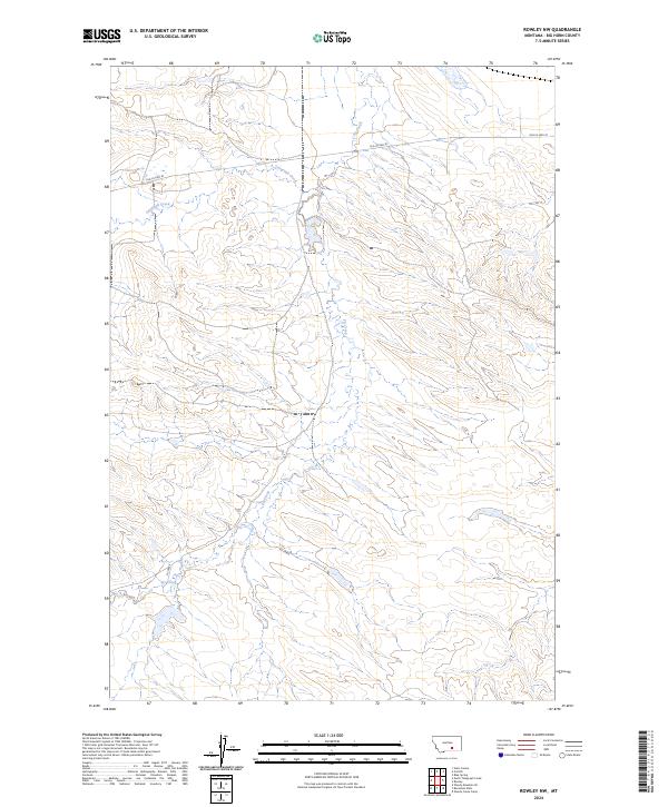 USGS Topographic Map – Rowley NW