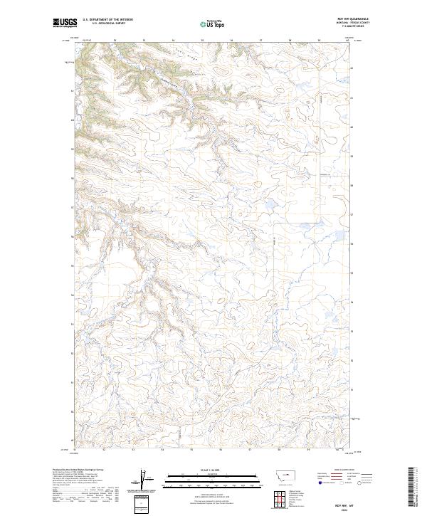 USGS Topographic Map – Roy NW