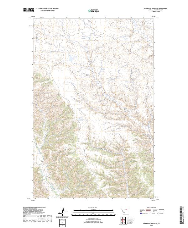 USGS Topographic Map – Sagebrush Reservoir
