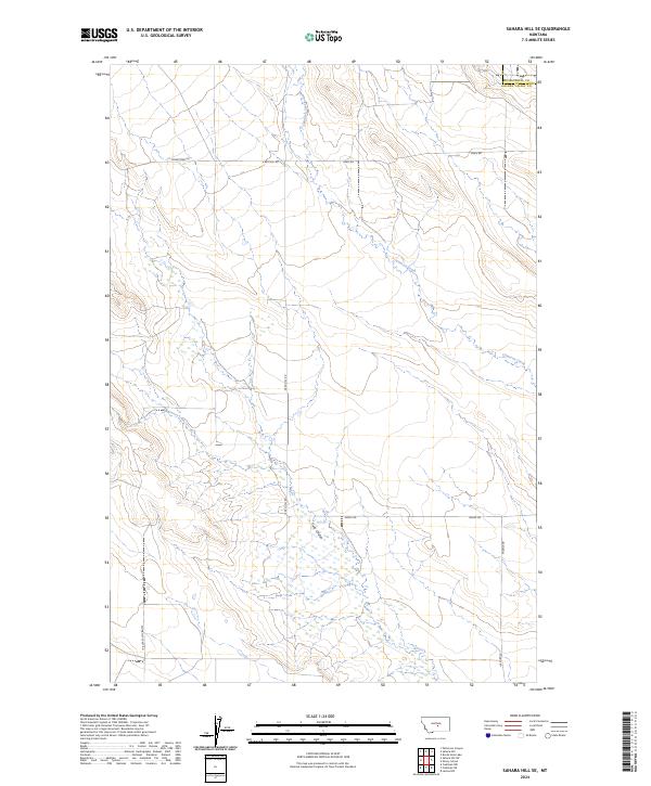 2024 Map of Sahara Hill SE, 2024 Print