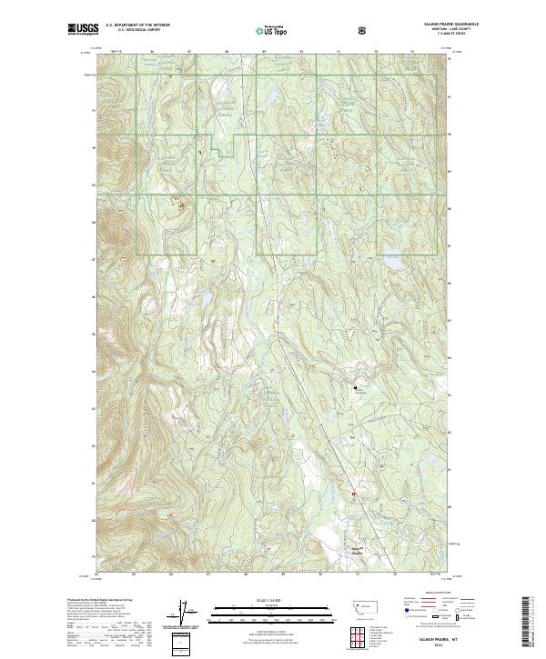 USGS Topographic Map – Salmon Prairie