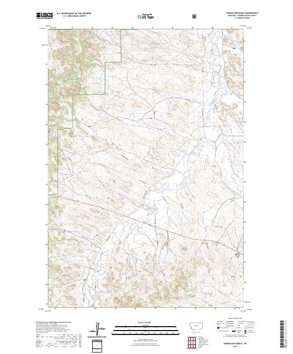 USGS Topographic Map – Samuelson Ranch