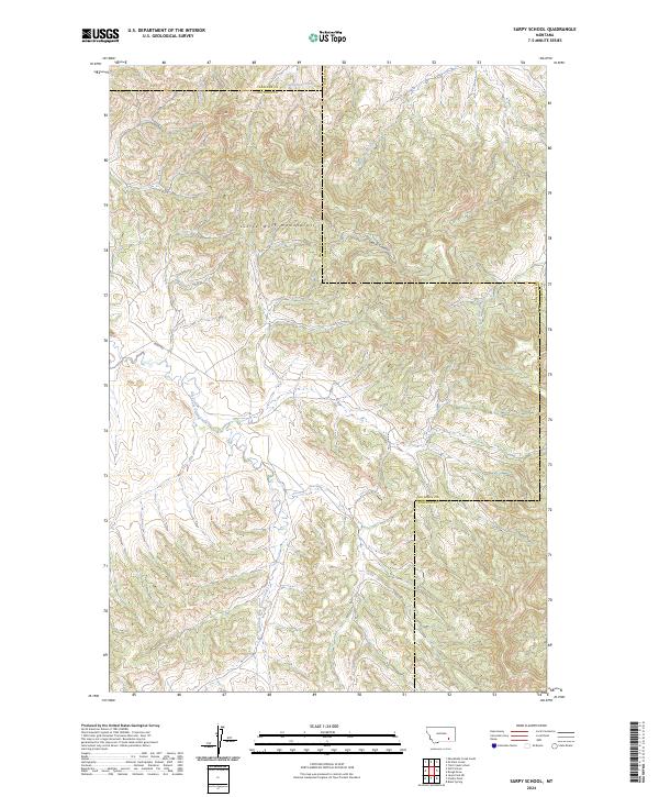 USGS Topographic Map – Sarpy School