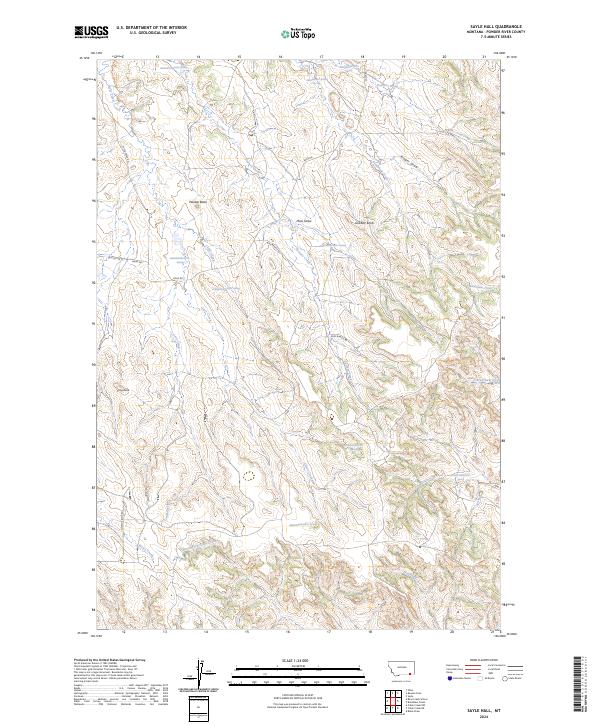 USGS Topographic Map – Sayle Hall