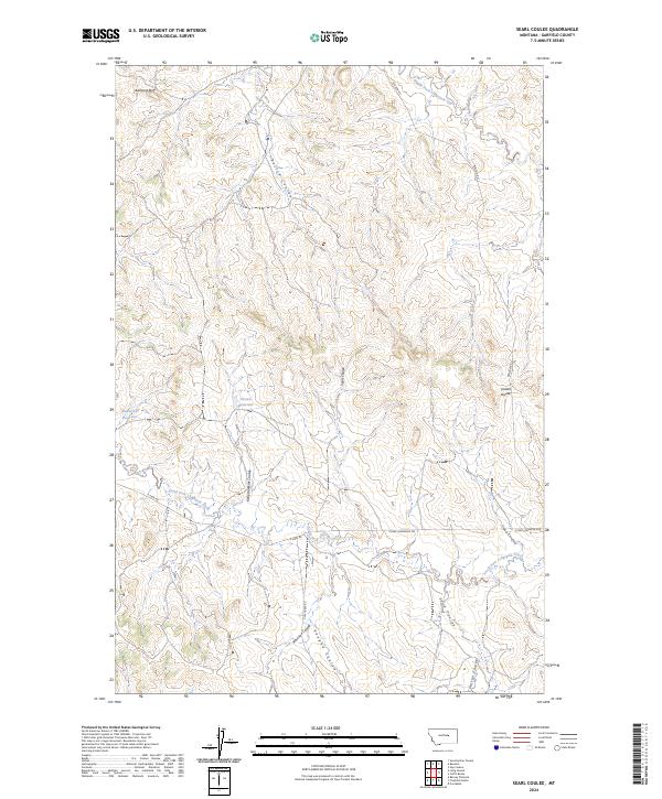 USGS Topographic Map – Searl Coulee