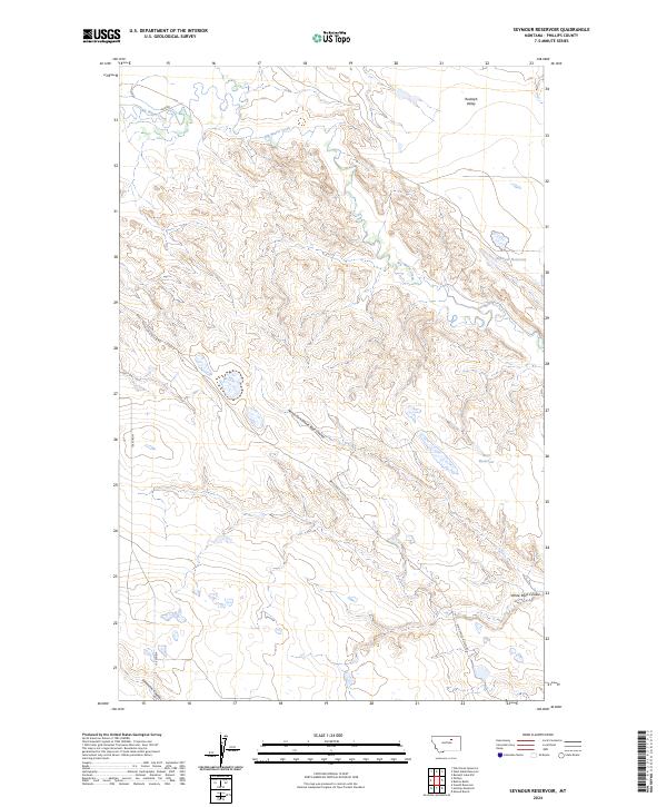 USGS Topographic Map – Seymour Reservoir