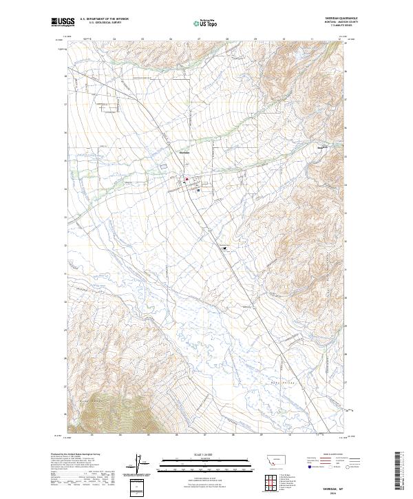 USGS Topographic Map – Sheridan