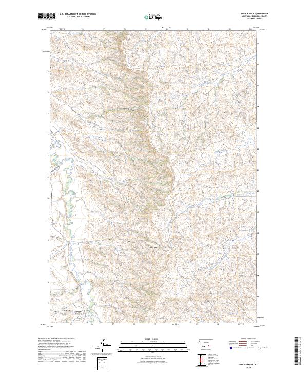 USGS Topographic Map – Shick Ranch