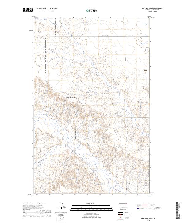 USGS Topographic Map – Shipstead Coulee