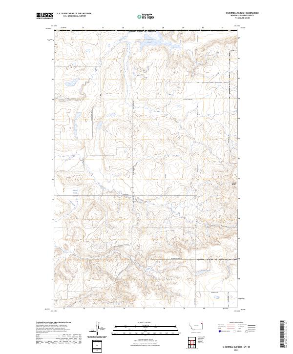 USGS Topographic Map – Si Merrell Slough
