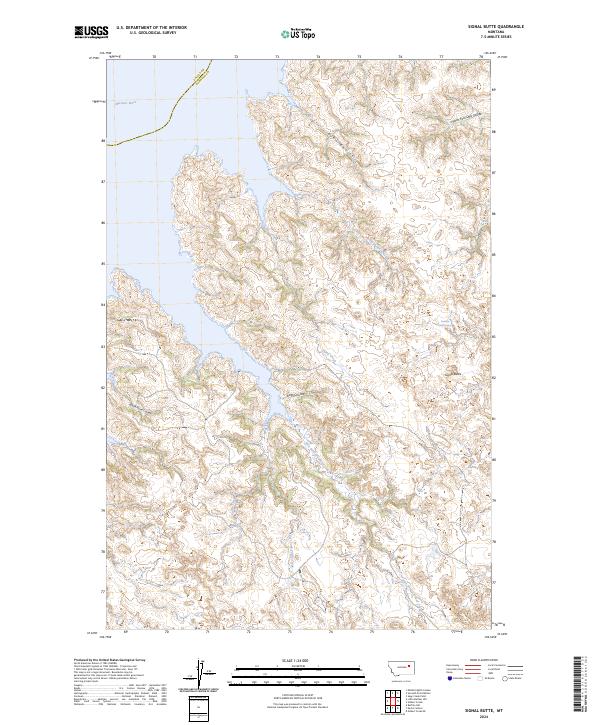 USGS Topographic Map – Signal Butte