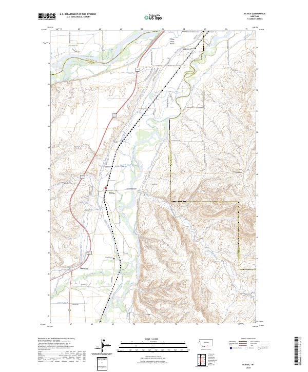 USGS Topographic Map – Silesia