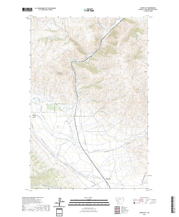 USGS Topographic Map – Silver City