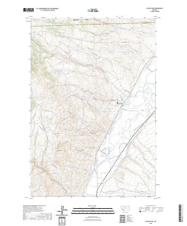 USGS Topographic Map – Silver Star