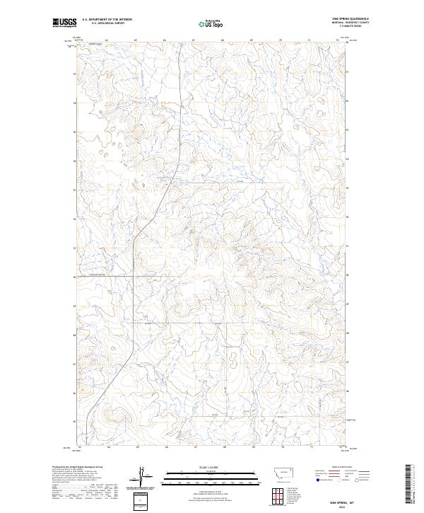 USGS Topographic Map – Sims Spring