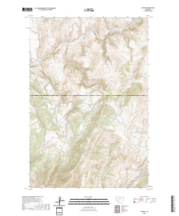 USGS Topographic Map – Sixteen